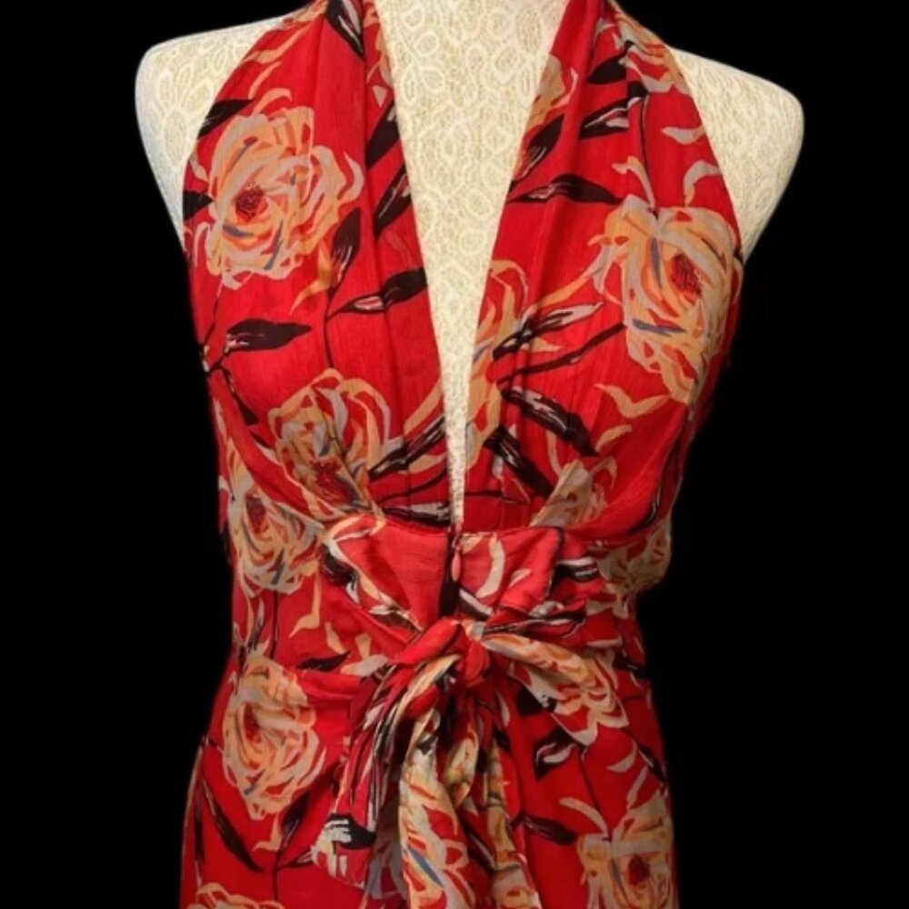 Winter Kate Ruffled Wrap Sundress - Picture 4 of 7